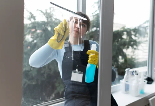 Nettoyage de vitres intérieures et extérieures à l'Albenc